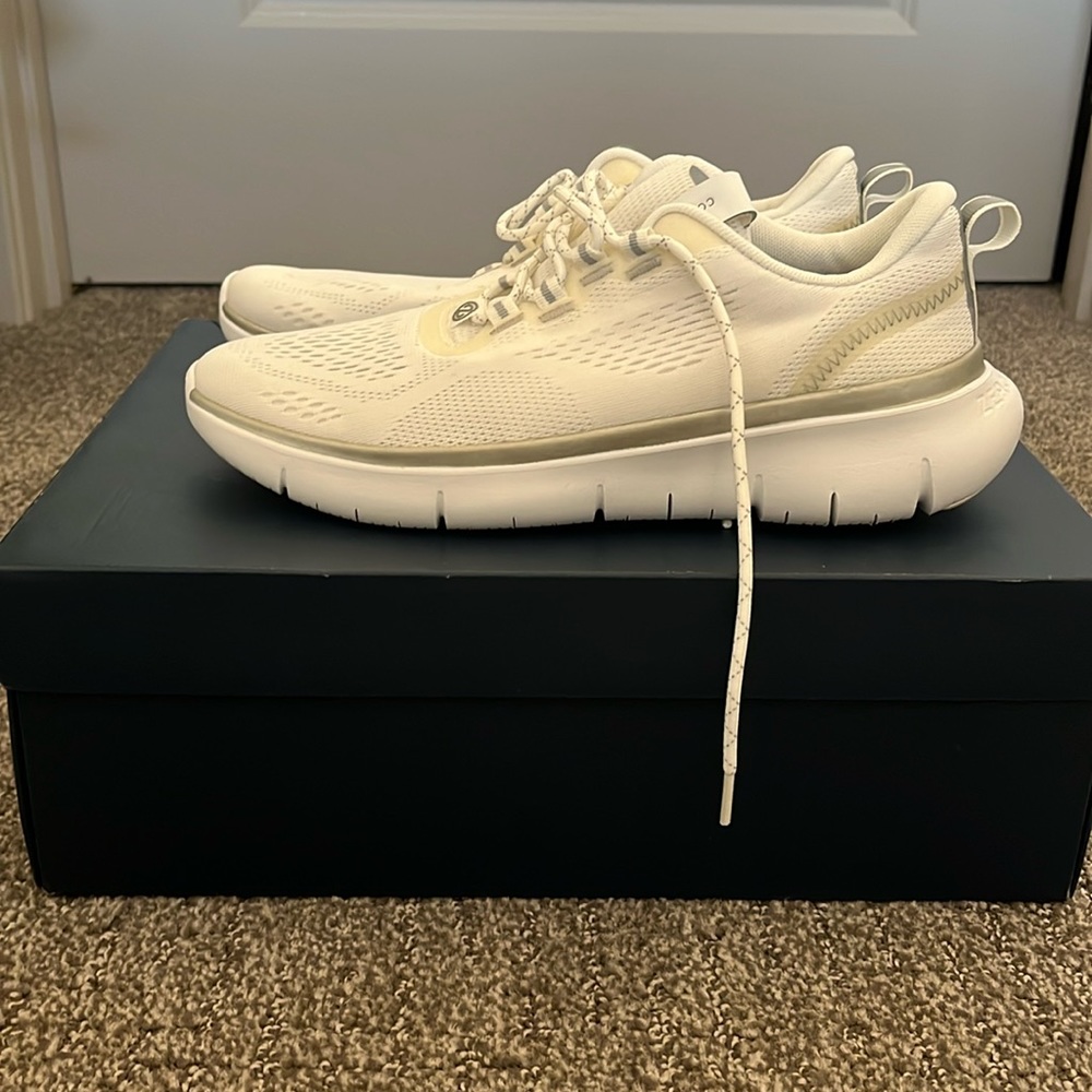 White Cole Haan zerogrand sneakers, size 9.